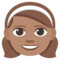 Girl - Medium emoji on Emojione